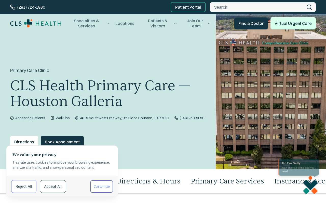 CLS Health: Primary Care Providers — screenshot of their official website
