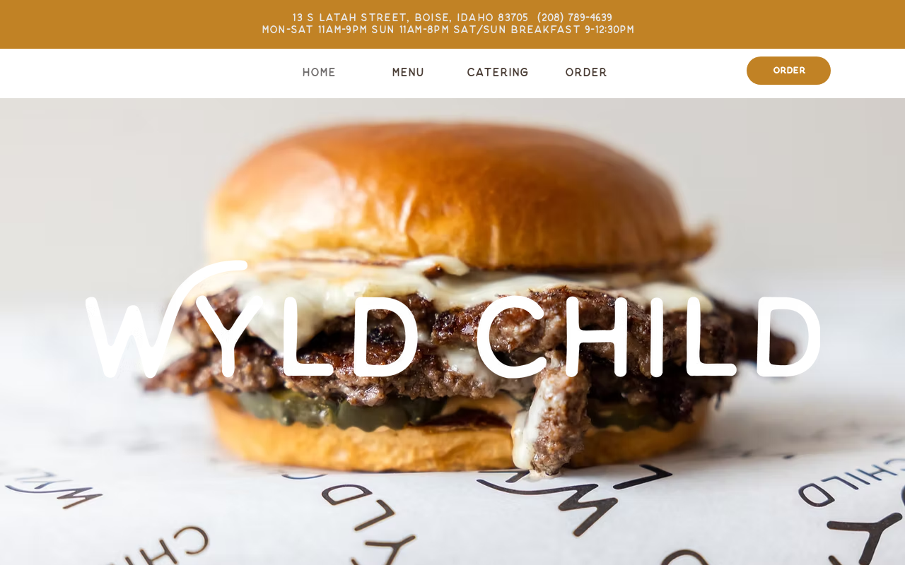 Wyld Child — screenshot of their official website