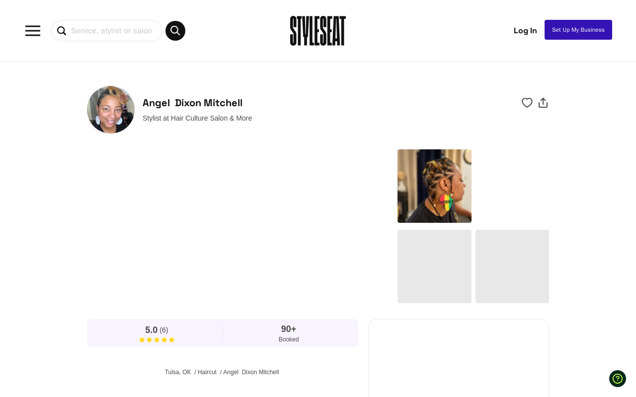 Hair Culture Salon — screenshot of their official website