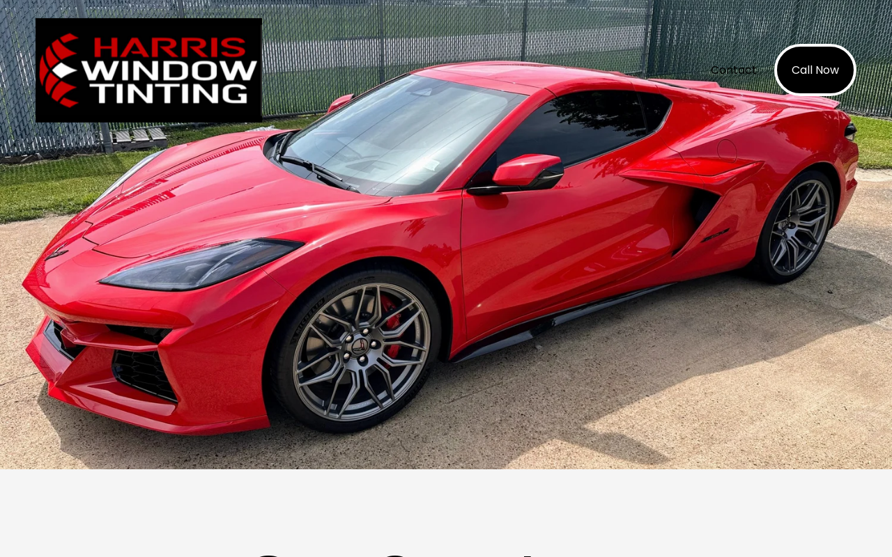 Harris Window Tinting — screenshot of their official website
