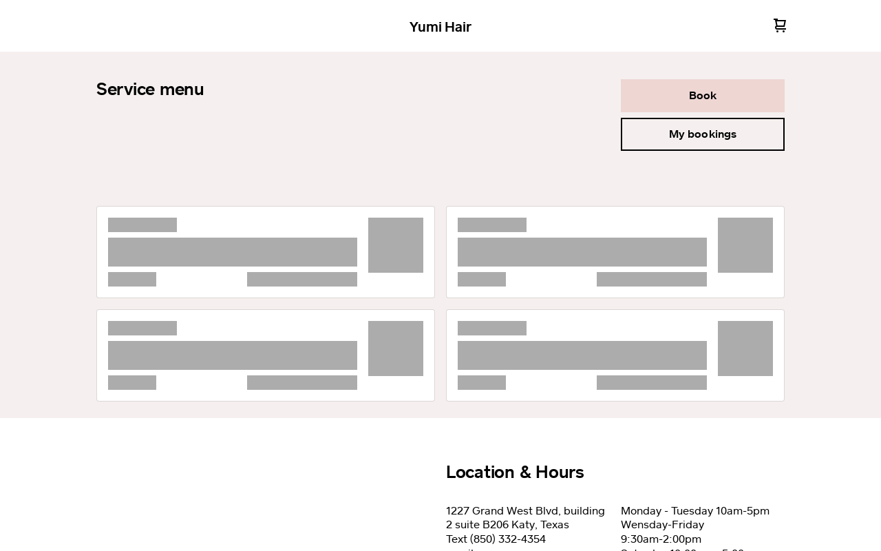 Yumi Nguyen Beauty — screenshot of their official website
