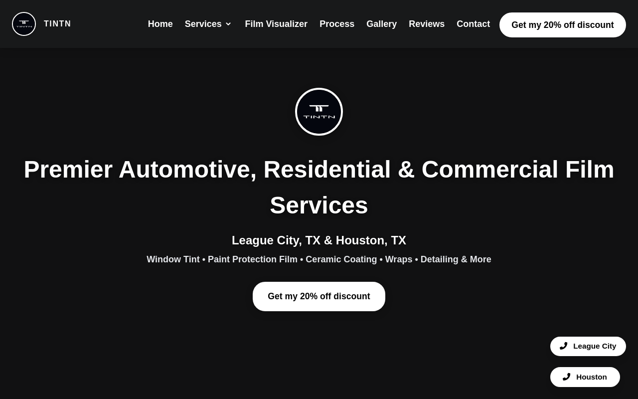 Tintn — screenshot of their official website