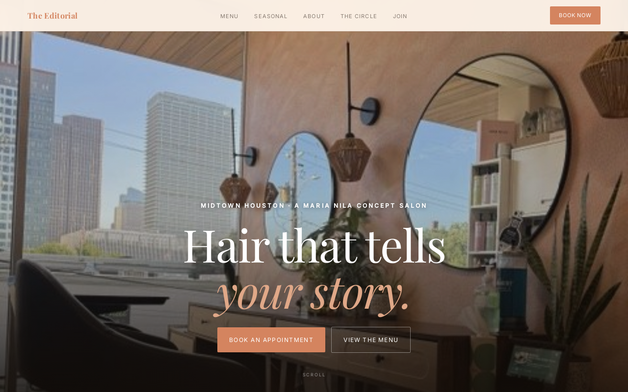 The Editorial — screenshot of their official website