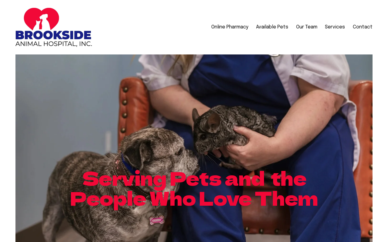 Brookside Animal Hospital — screenshot of their official website