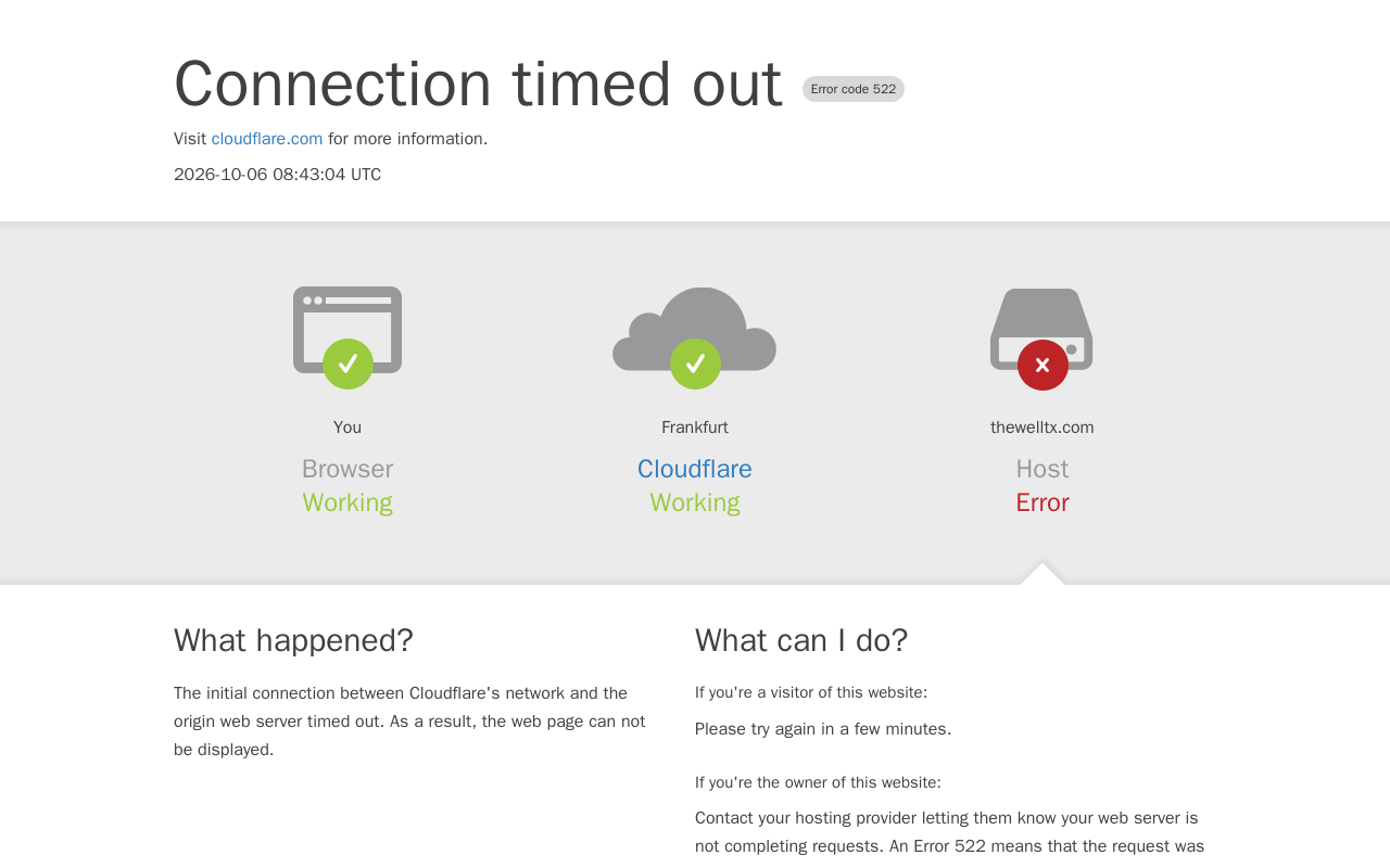 The Well — screenshot of their official website