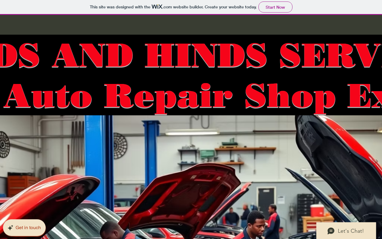 Hinds and Hinds Services — screenshot of their official website