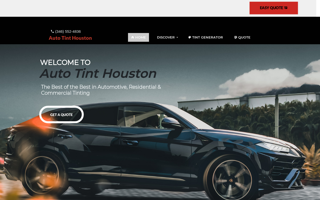AutoTint Houston — screenshot of their official website