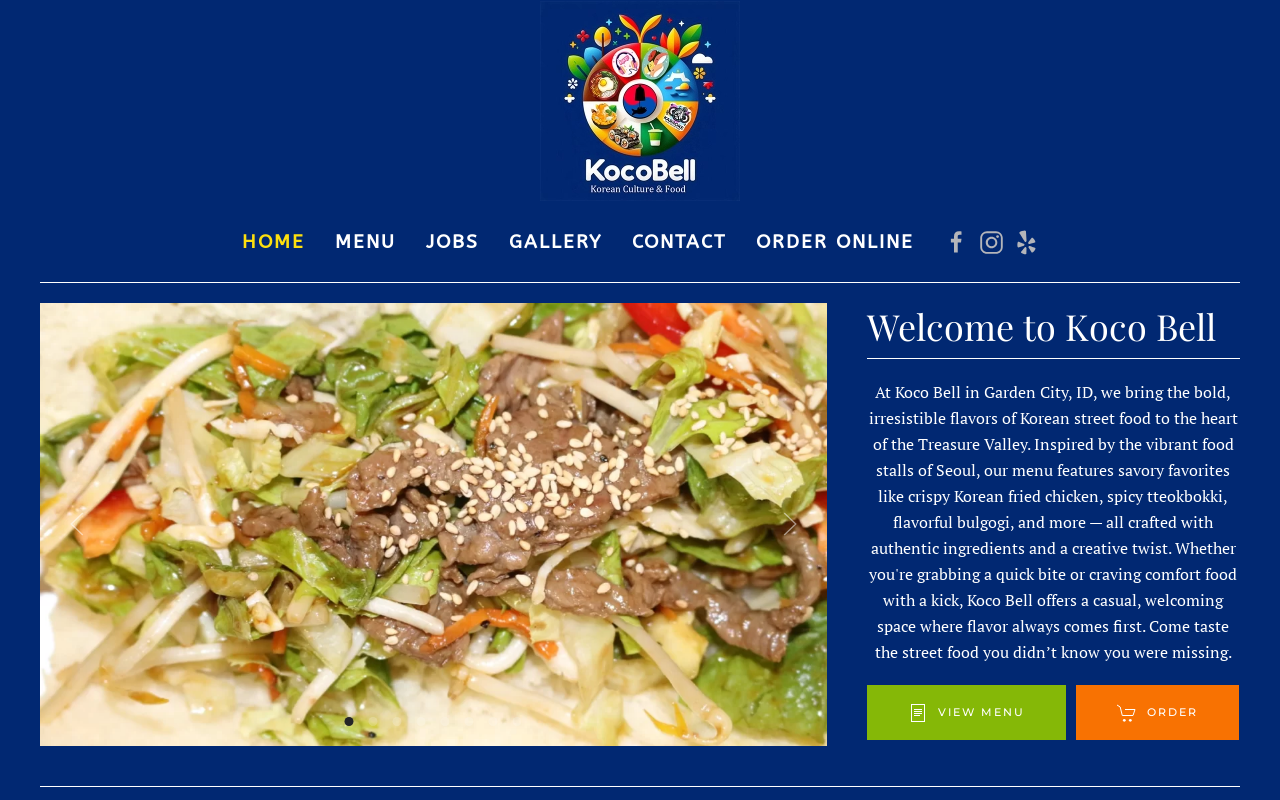 Koco Bell — screenshot of their official website