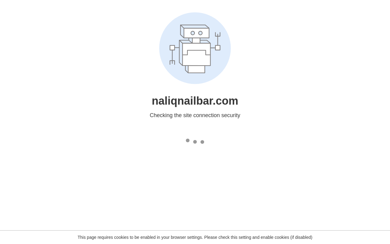 Naliq Nail Bar — screenshot of their official website