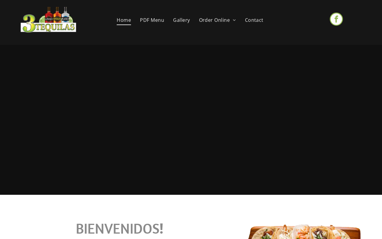 3 Tequilas — screenshot of their official website