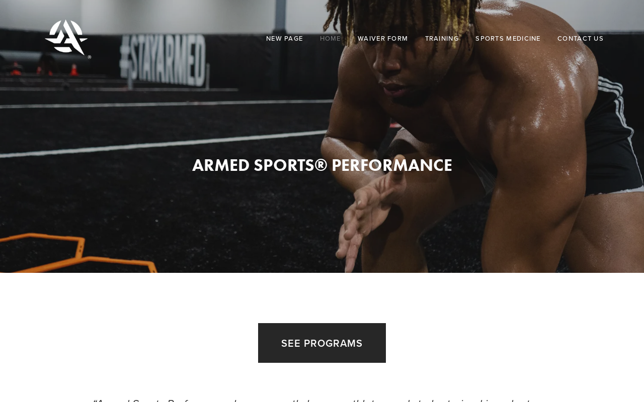 Armed Sports — screenshot of their official website