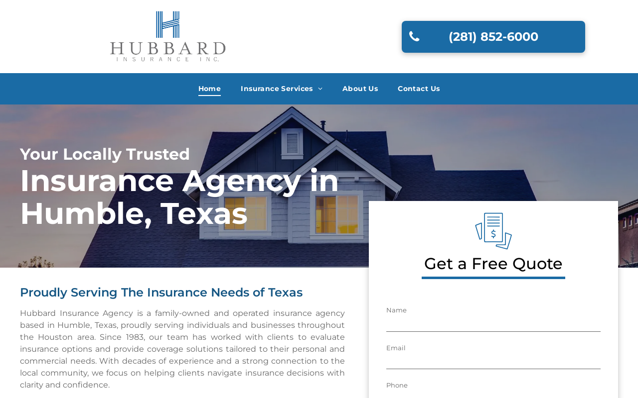 Hubbard Insurance — screenshot of their official website