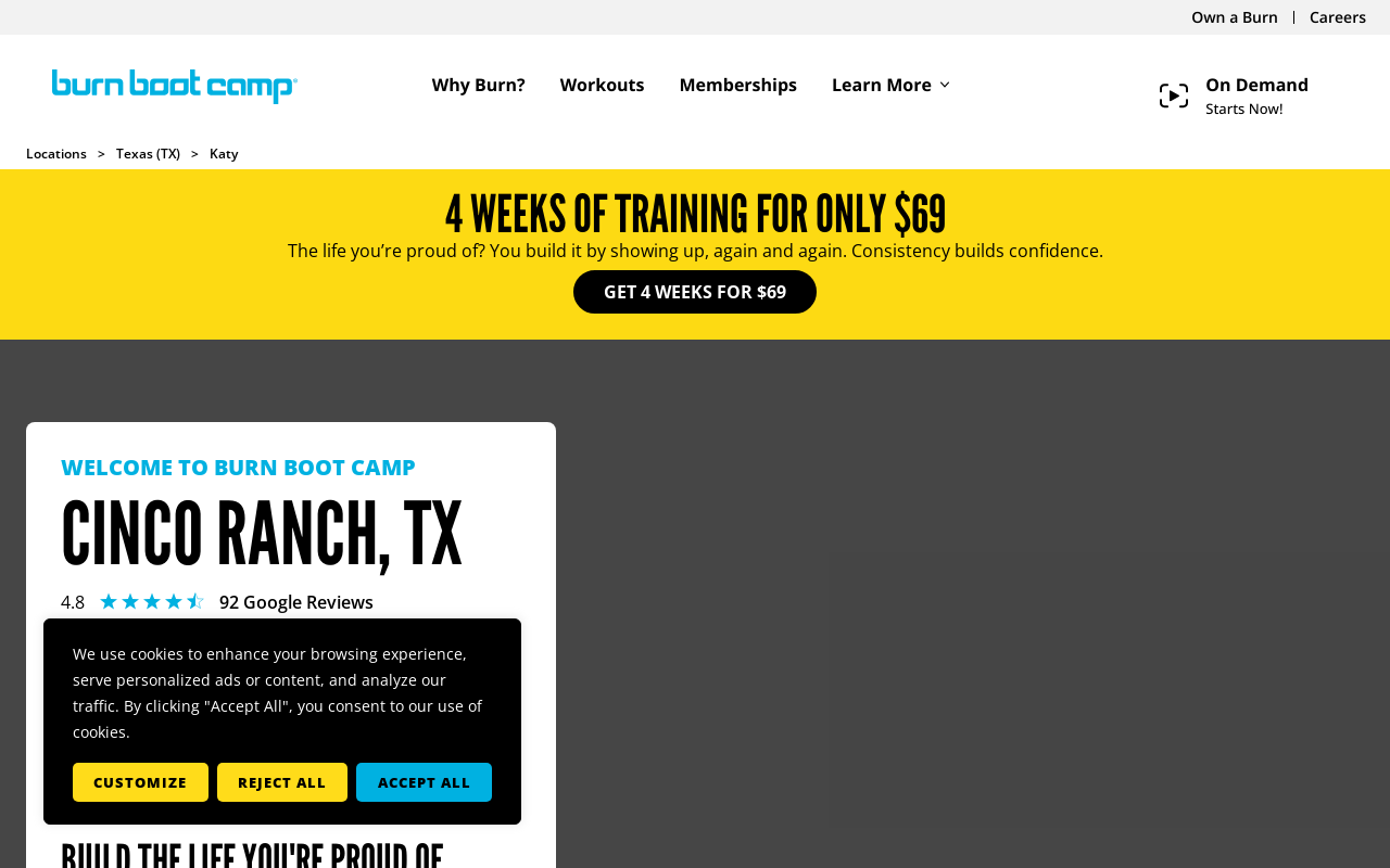 Burn Boot Camp — screenshot of their official website