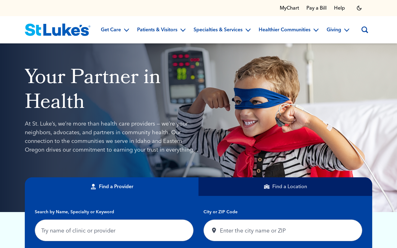 St. Luke's Clinic - Capital City Family Medicine — screenshot of their official website