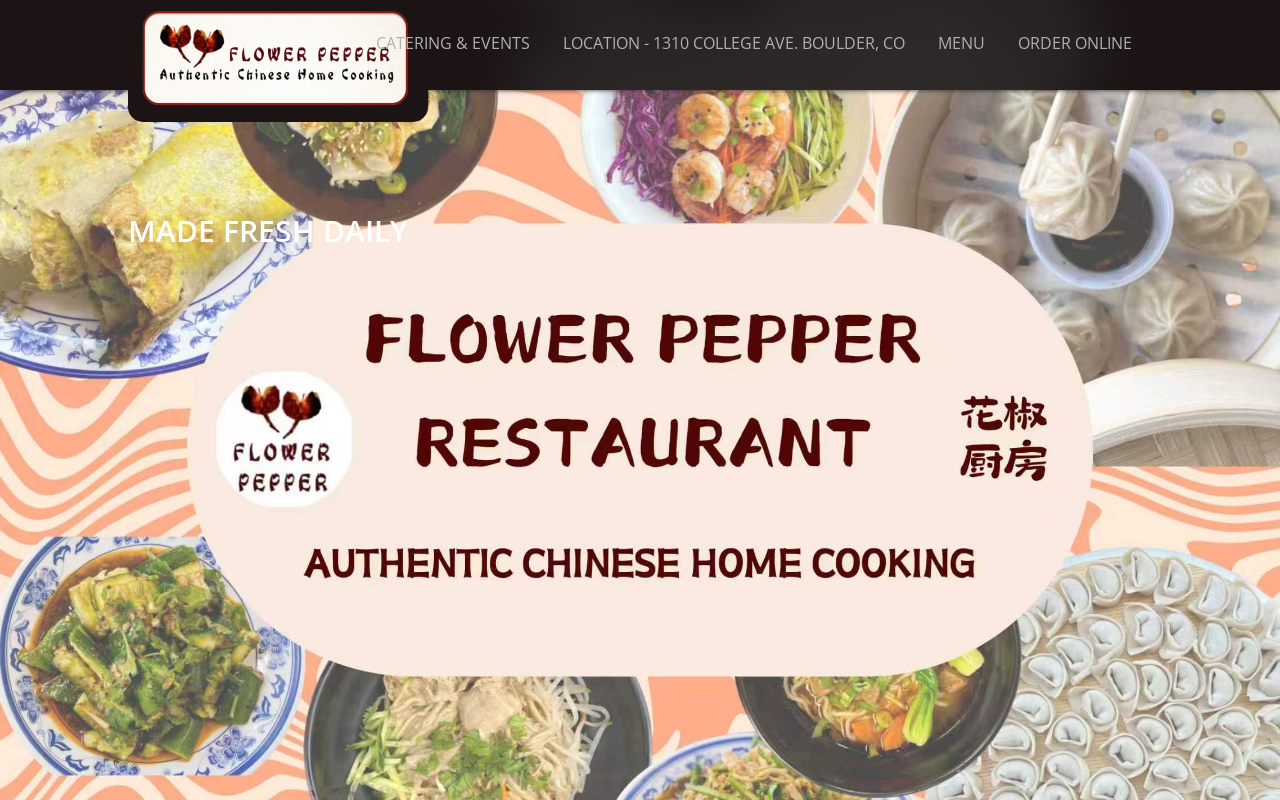Flower Pepper — screenshot of their official website