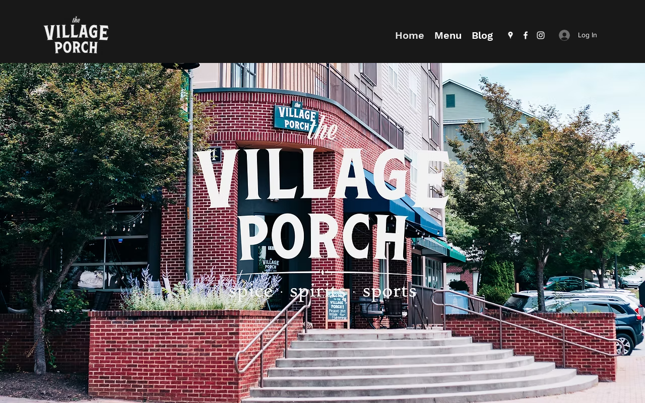 The Village Porch — screenshot of their official website