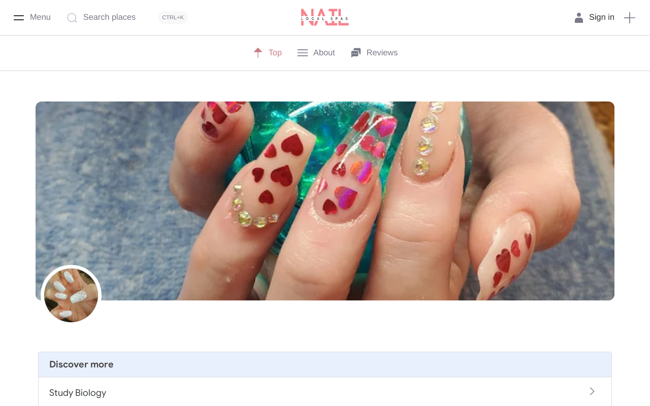 Memory Nails & Spa — screenshot of their official website