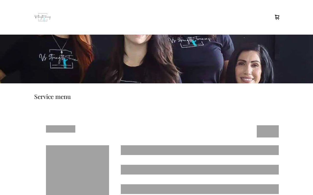 V's Strength Training — screenshot of their official website