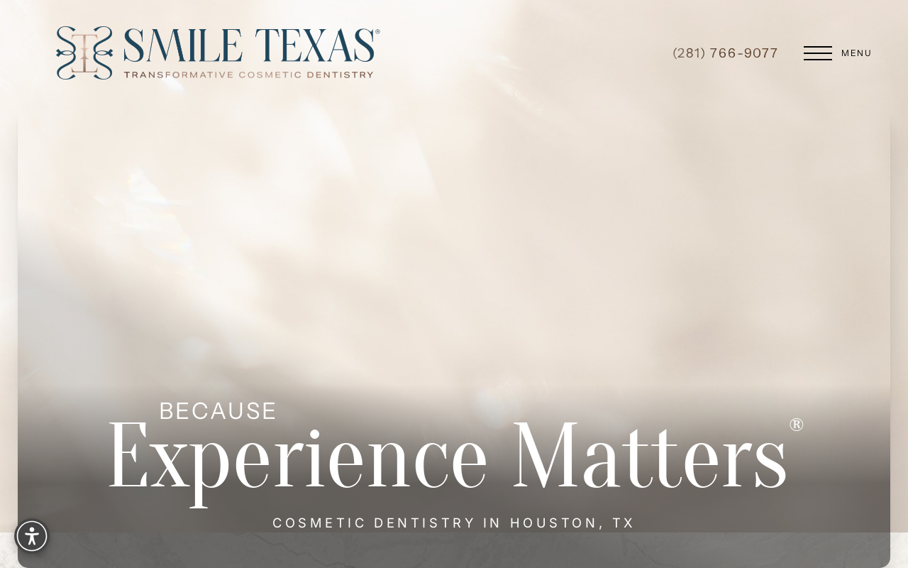 Smile Texas — screenshot of their official website