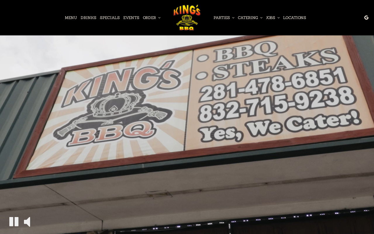 King's BBQ — screenshot of their official website
