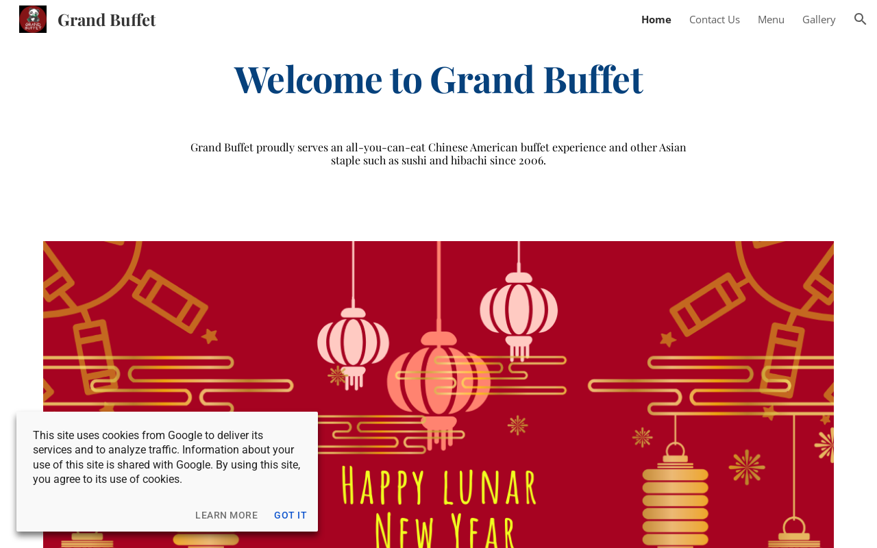 Grand Buffet — screenshot of their official website