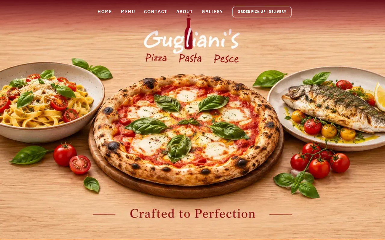 Gugliani's — screenshot of their official website