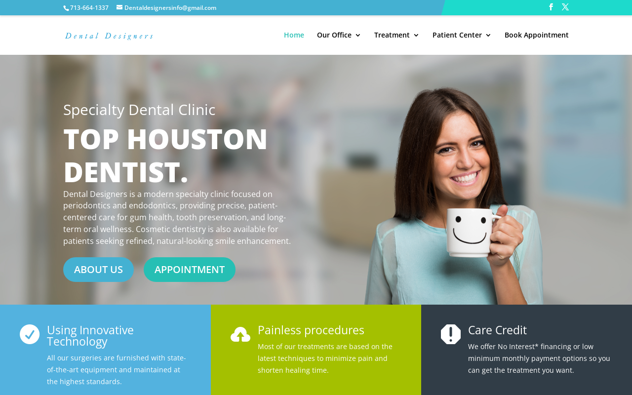 Dental Designers — screenshot of their official website