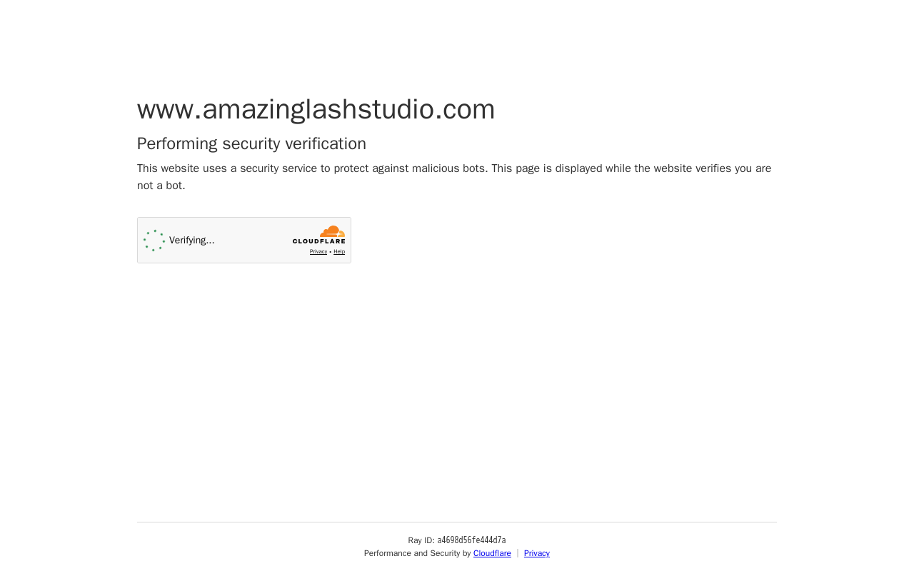 Amazing Lash Studio — screenshot of their official website