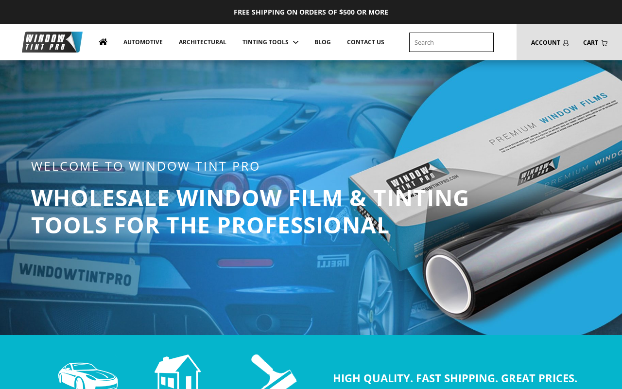 WindowTintPro — screenshot of their official website