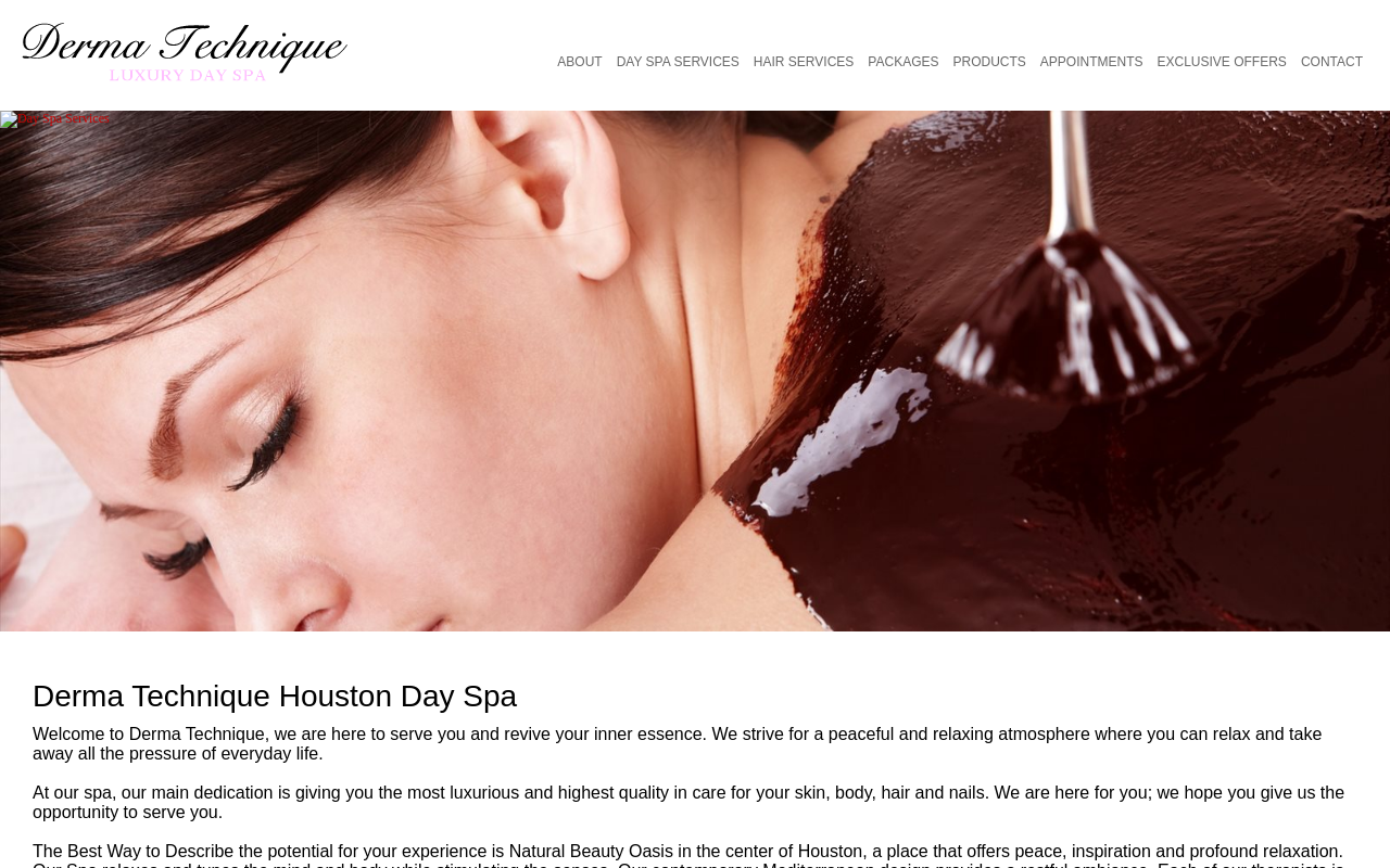Derma Technique Day Spa — screenshot of their official website