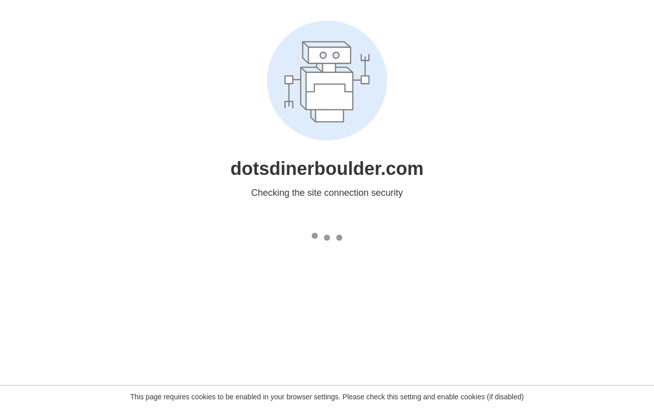 Dot's Diner — screenshot of their official website