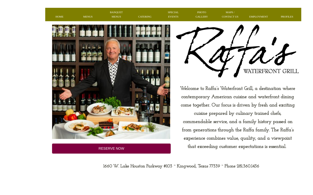 Raffa's — screenshot of their official website