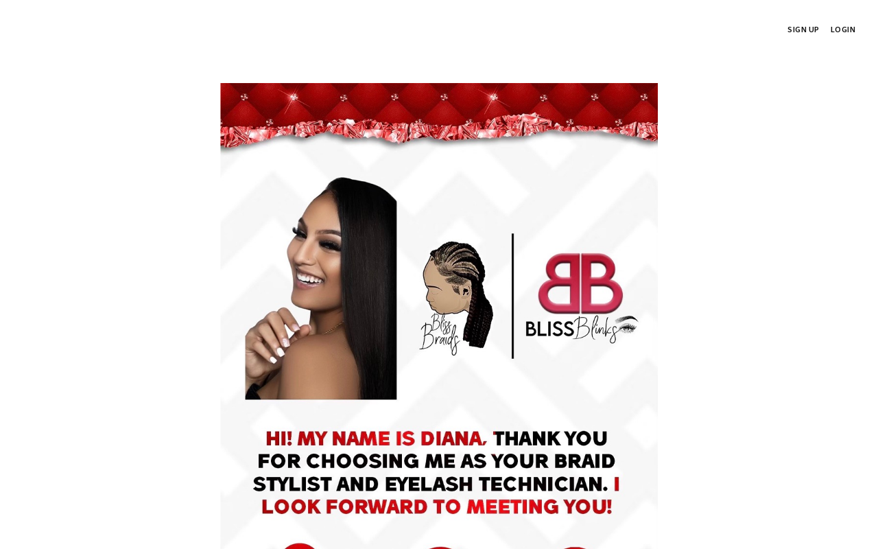 Bliss Braids — screenshot of their official website