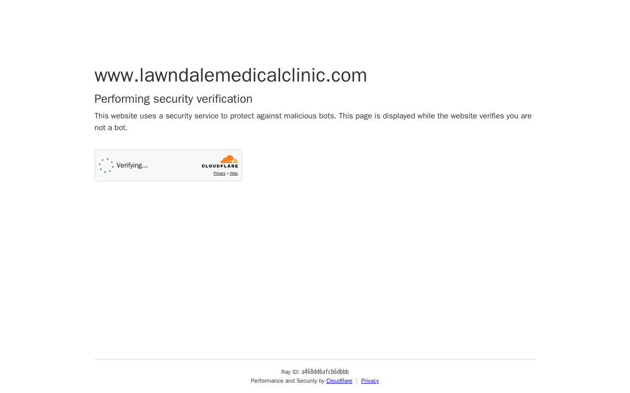 Lawndale Medical Clinic — screenshot of their official website