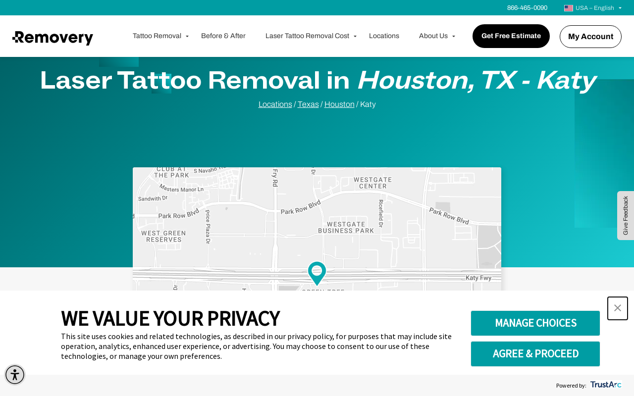 Removery — screenshot of their official website