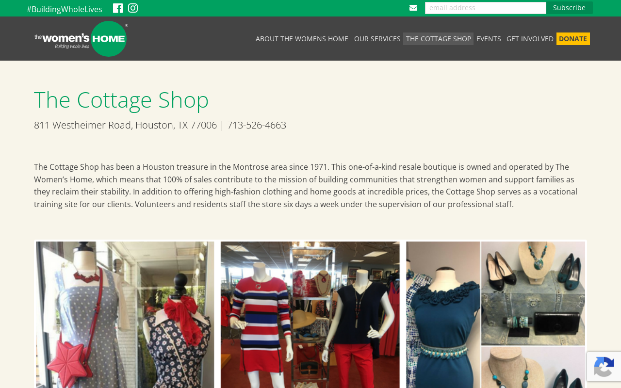 The Cottage — screenshot of their official website