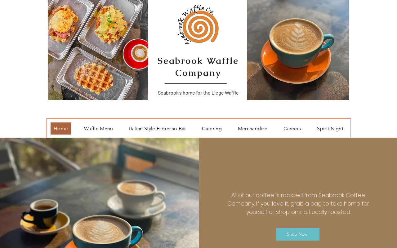 Seabrook Waffle Company — screenshot of their official website