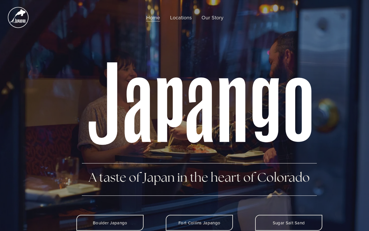 Japango — screenshot of their official website