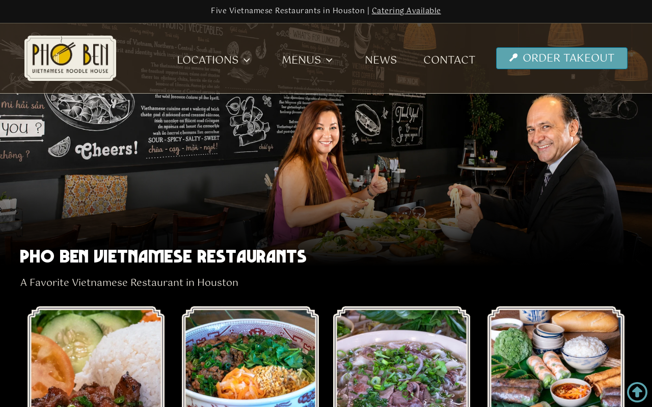 Pho Ben Noodle House — screenshot of their official website