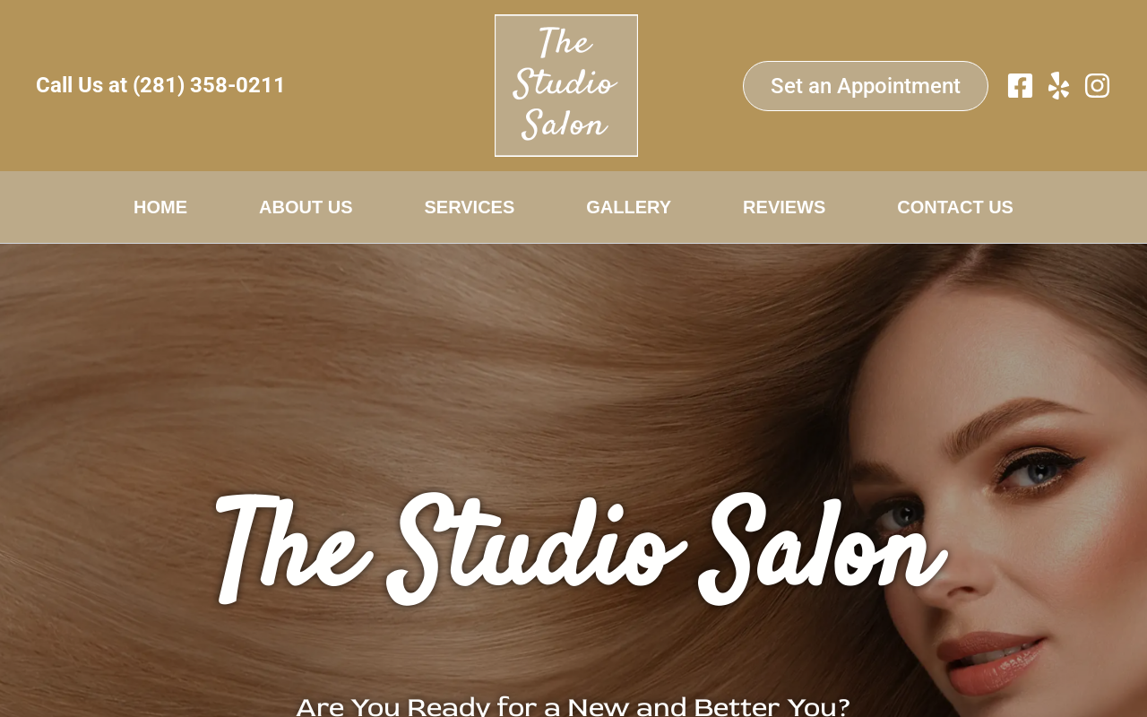 The Studio Salon — screenshot of their official website