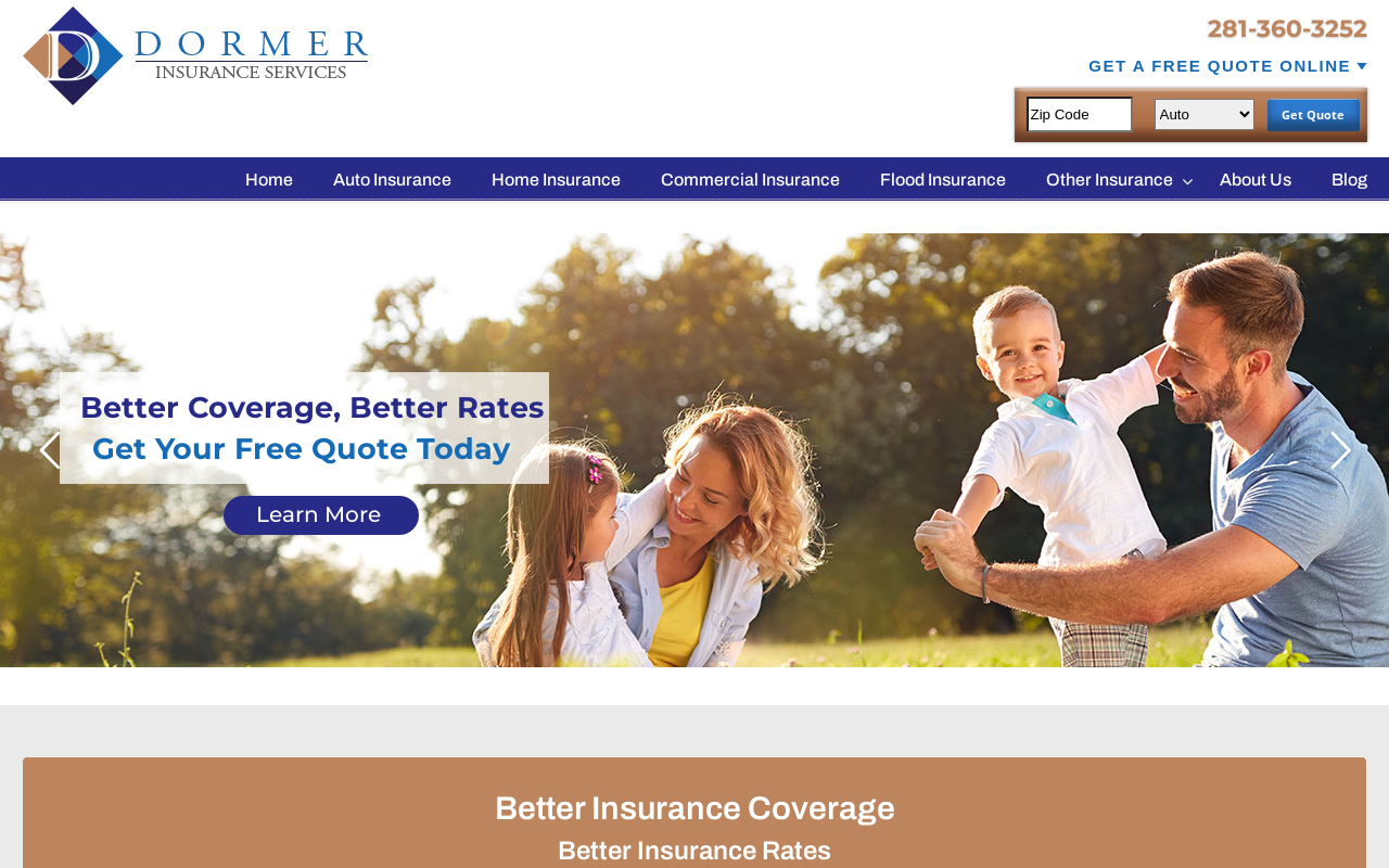 Dormer Insurance Services — screenshot of their official website