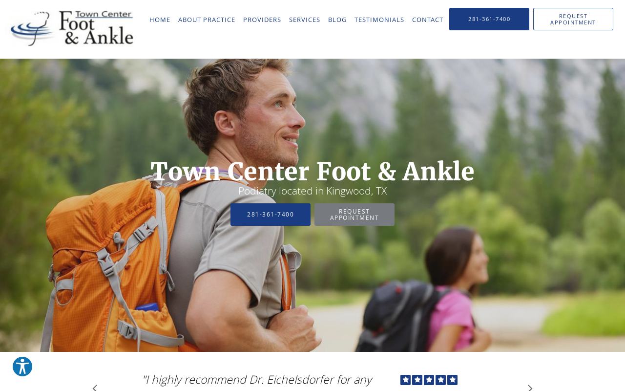 Town Center Foot and Ankle — screenshot of their official website