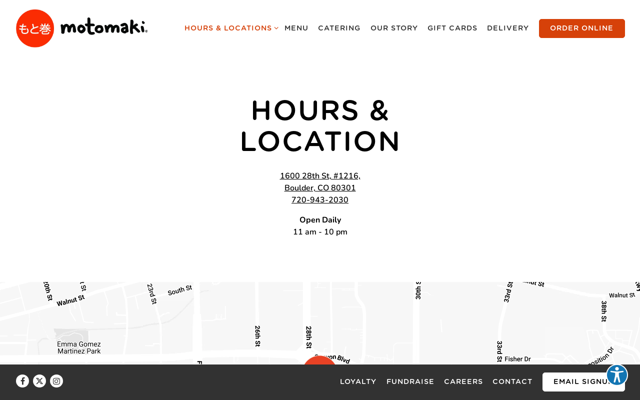 Motomaki — screenshot of their official website