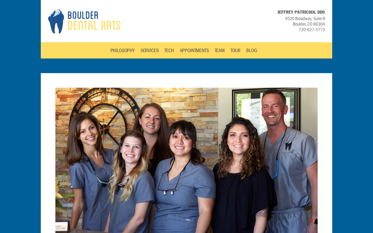 Boulder Dental Arts — screenshot of their official website