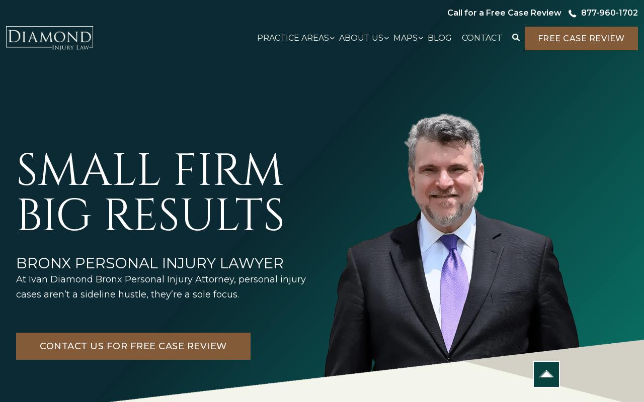 Law Offices of Ivan M. Diamond — screenshot of their official website