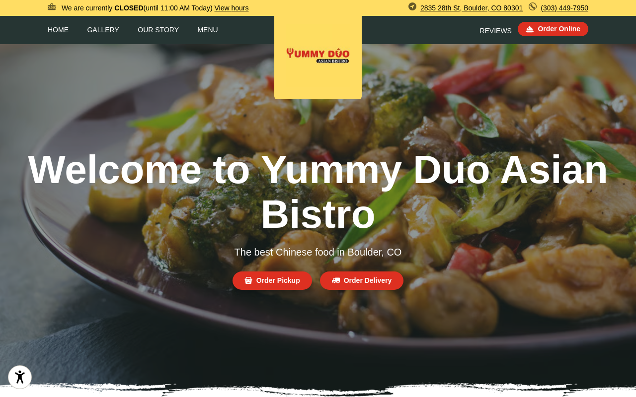 Yummy Duo — screenshot of their official website