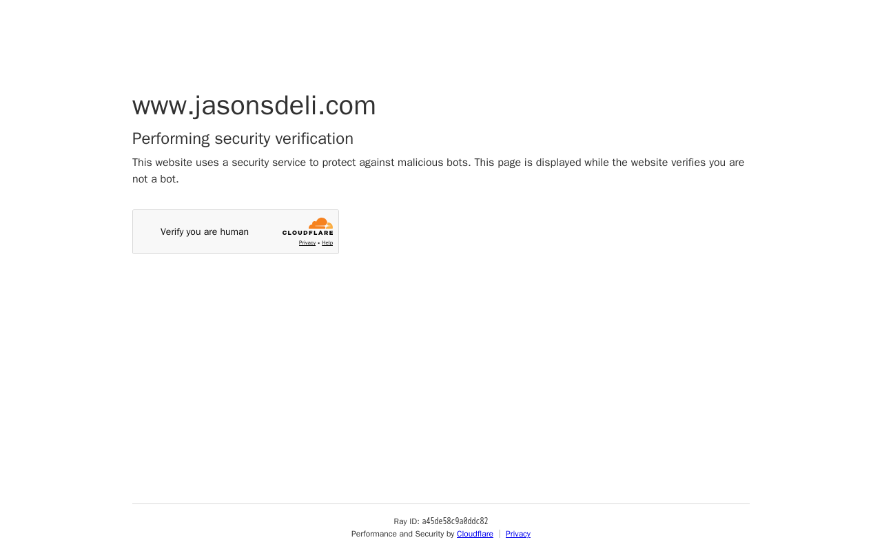 Jason's Deli — screenshot of their official website