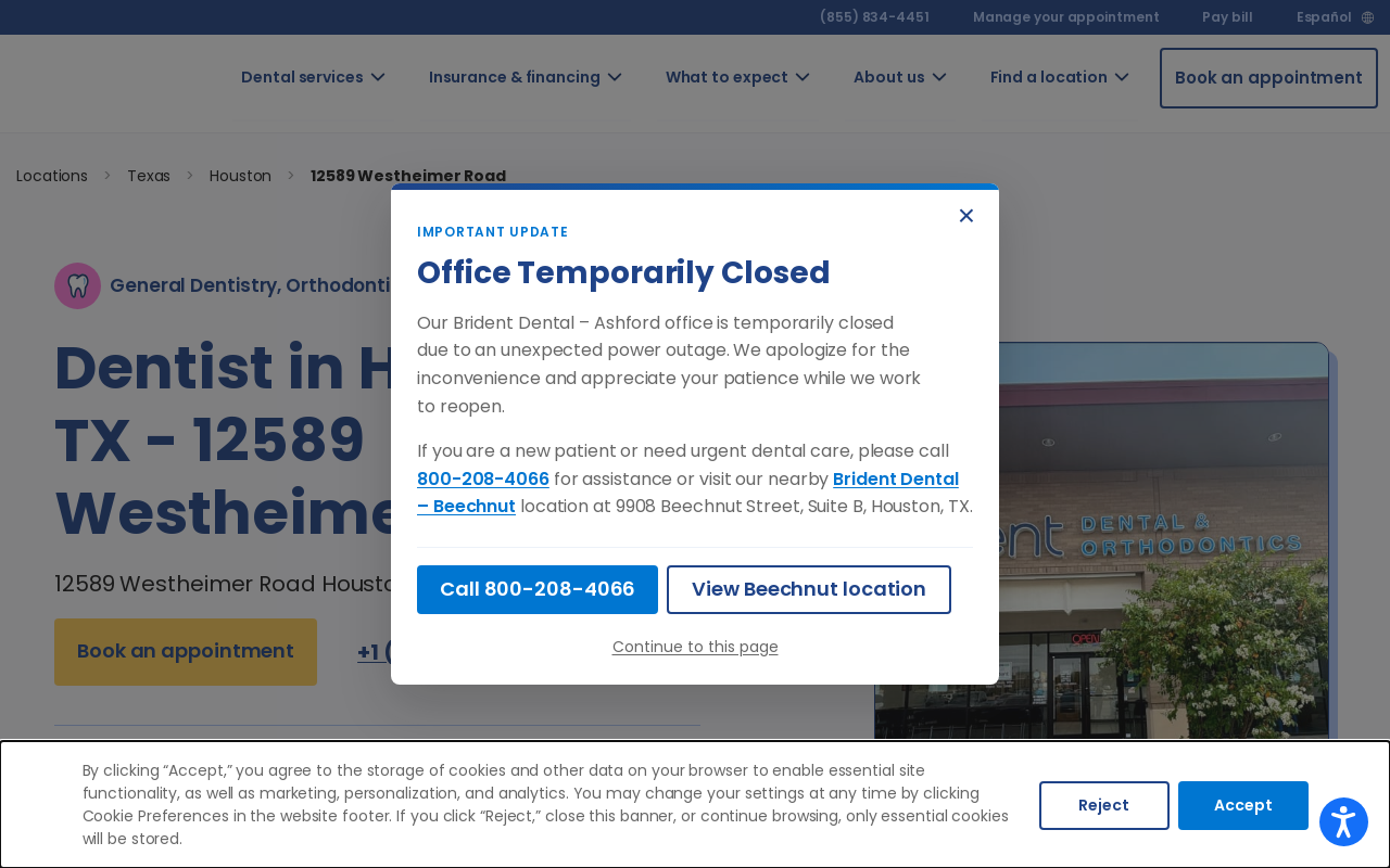Brident — screenshot of their official website