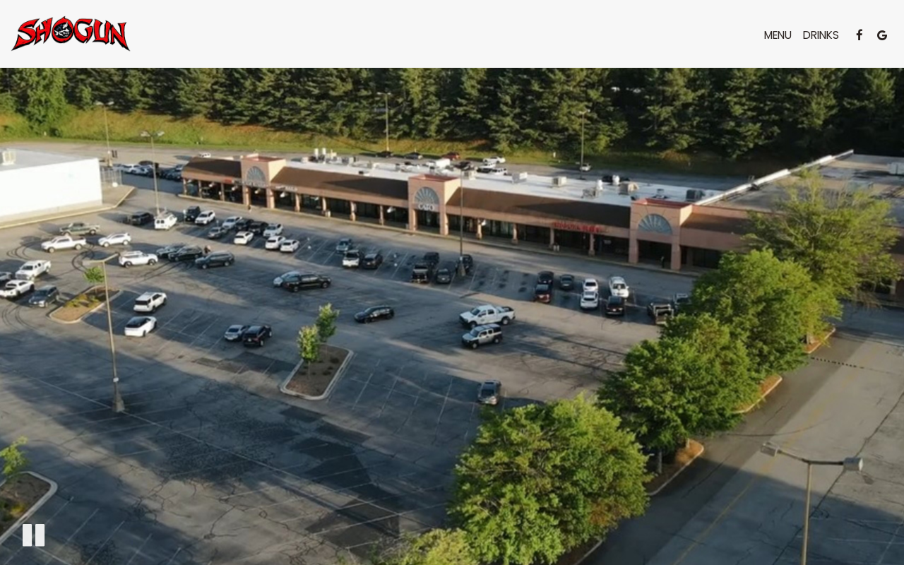 Shogun Buffet Hibachi Grill & Sushi — screenshot of their official website