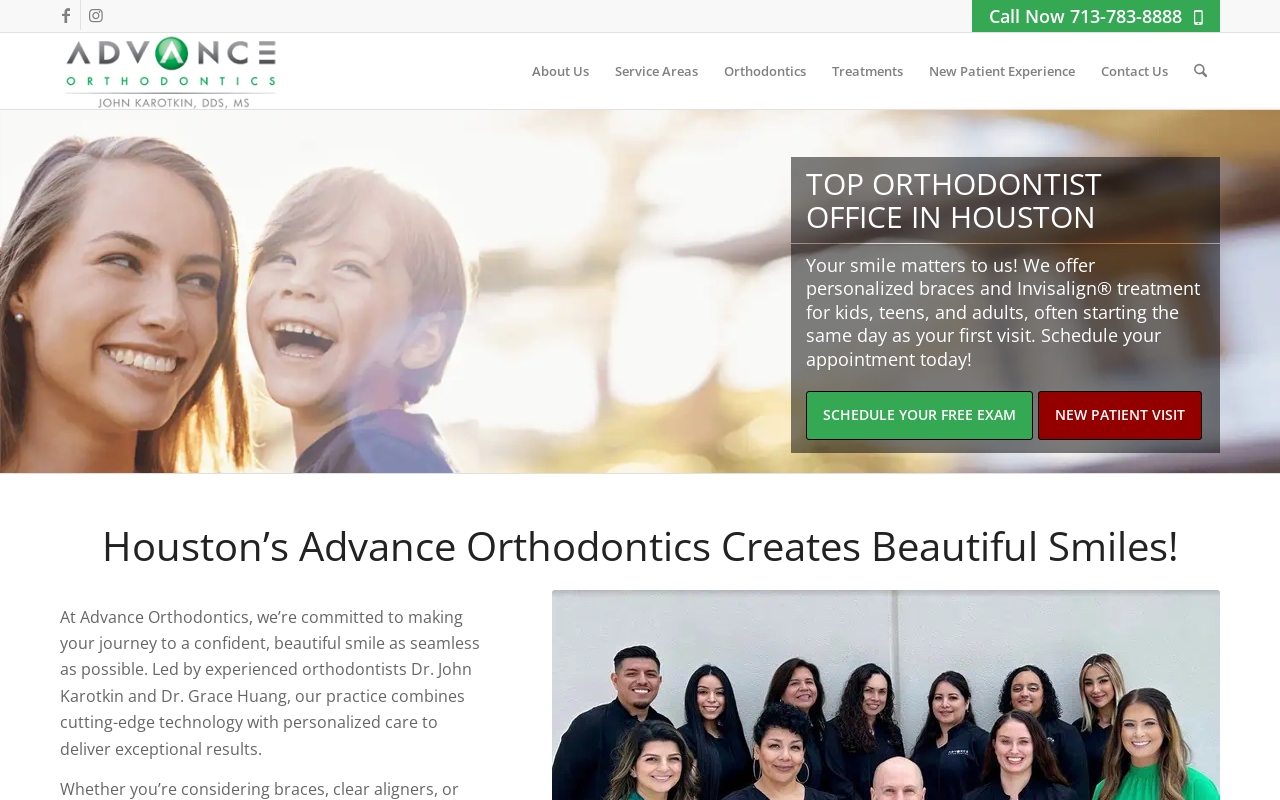 Advance Orthodontics - Dr John Karotkin — screenshot of their official website